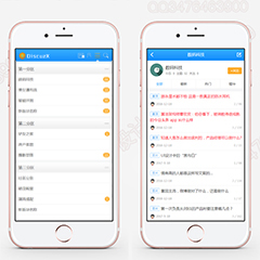价值28.00元DzBui简触屏版discuz论坛模板插件下载,论坛源码主题
