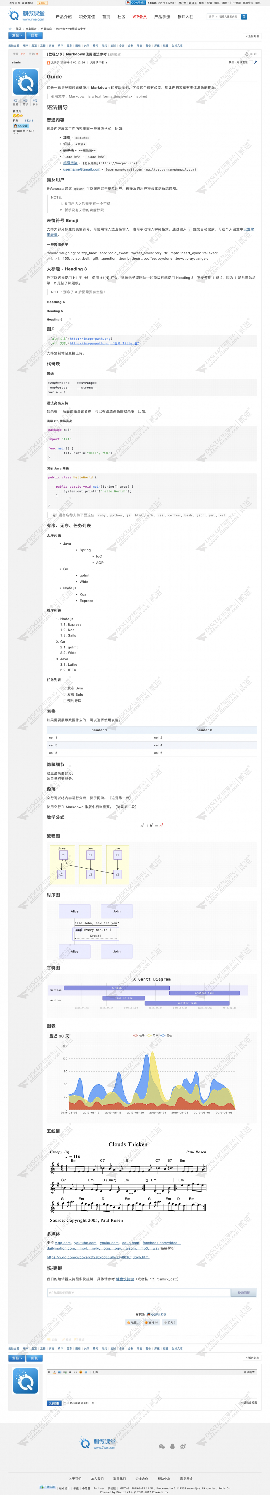 discuzMarkdown编辑器截图3 discuzMarkdown编辑器截图3