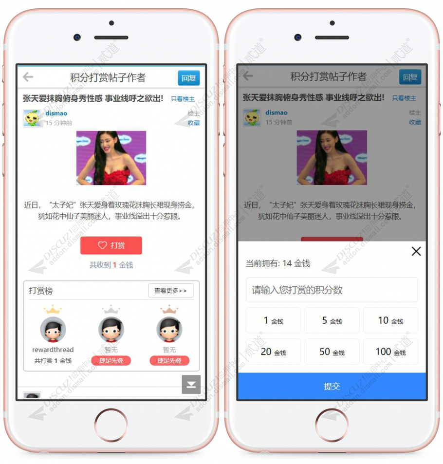 discuz积分打赏帖子作者截图3 discuz积分打赏帖子作者截图3
