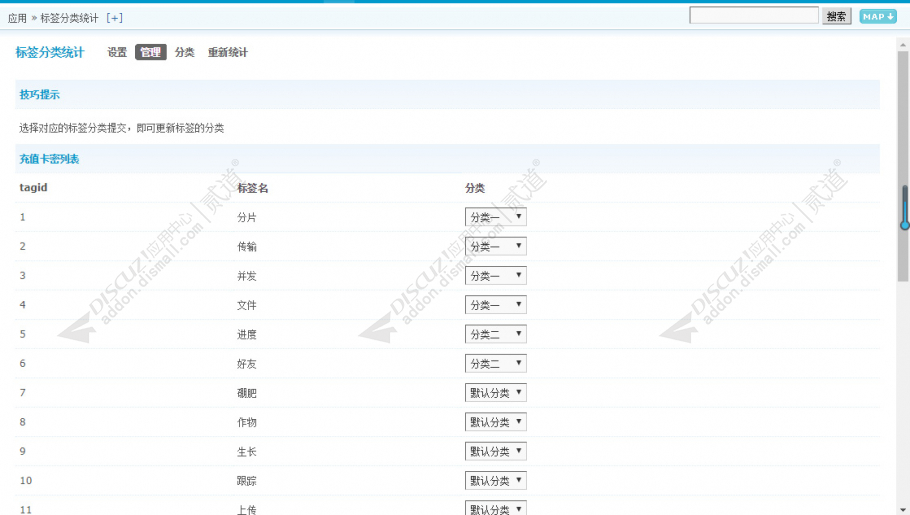 discuz标签分类统计SEO截图1 discuz标签分类统计SEO截图1