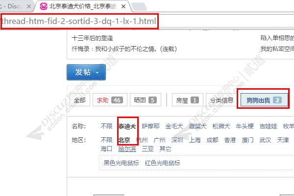 discuzSEO分类信息伪静态截图1 discuzSEO分类信息伪静态截图1