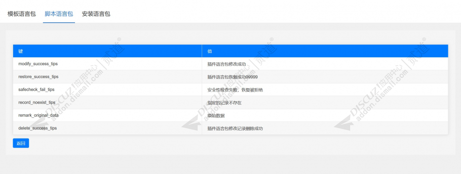discuz插件语言包修改恢复截图4 discuz插件语言包修改恢复截图4