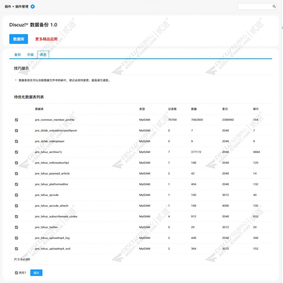 discuzᵂ 数据备份截图3 discuzᵂ 数据备份截图3
